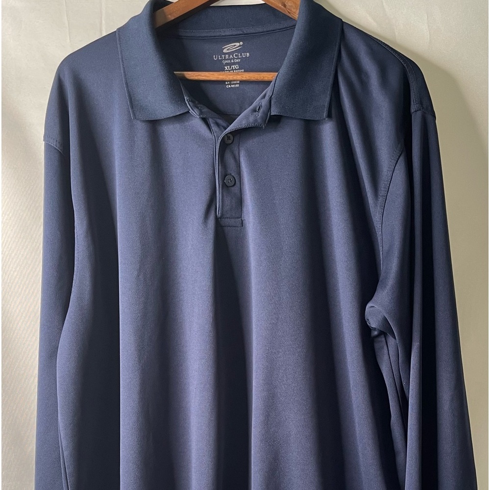 Men’s Ultra Club XL/TG Blue long sleeves cool & dry